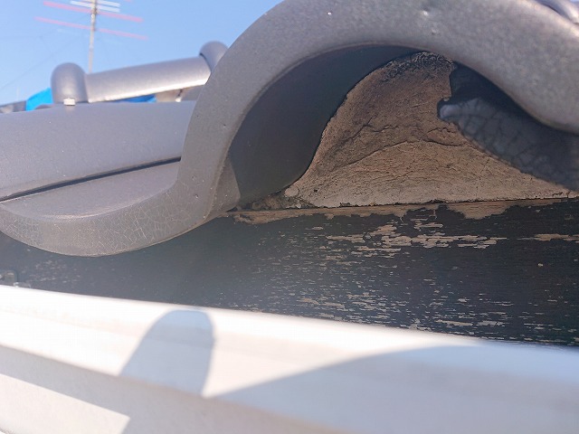 土が剥き出しの雀口